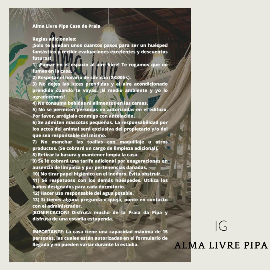 Alma Livre - Quartos No Centro De Pipa - Praia de Pipa